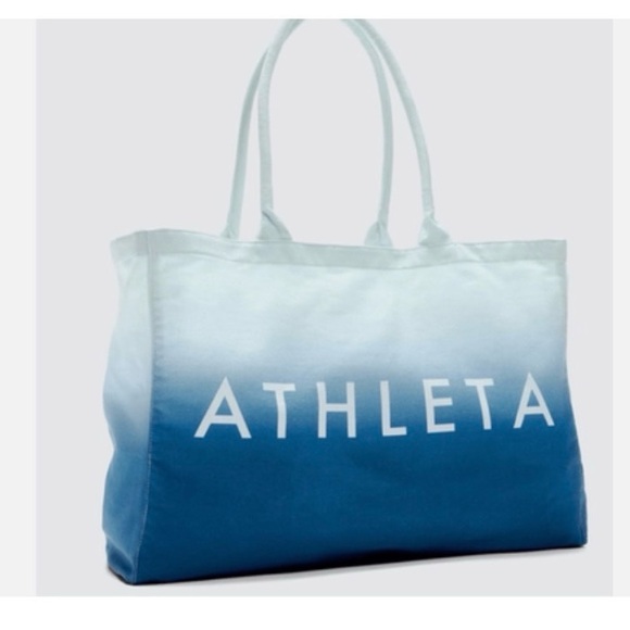 Athleta Handbags - Athleta Gradient Blue Tote Bag